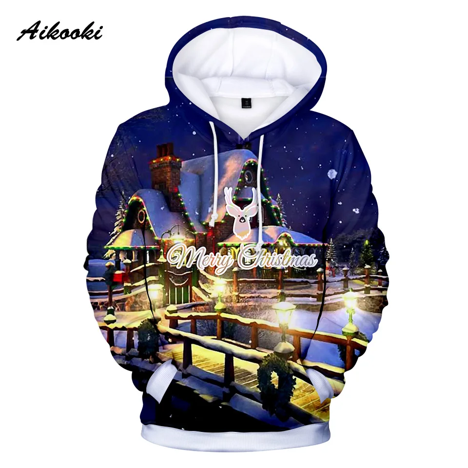 

Luxury Harajuku Happy Merry Christmas 3D Hoodies Sweatshirts Men/Women Long Sleeve Hoodie Fashion Casual Sweatshirt Pullovers