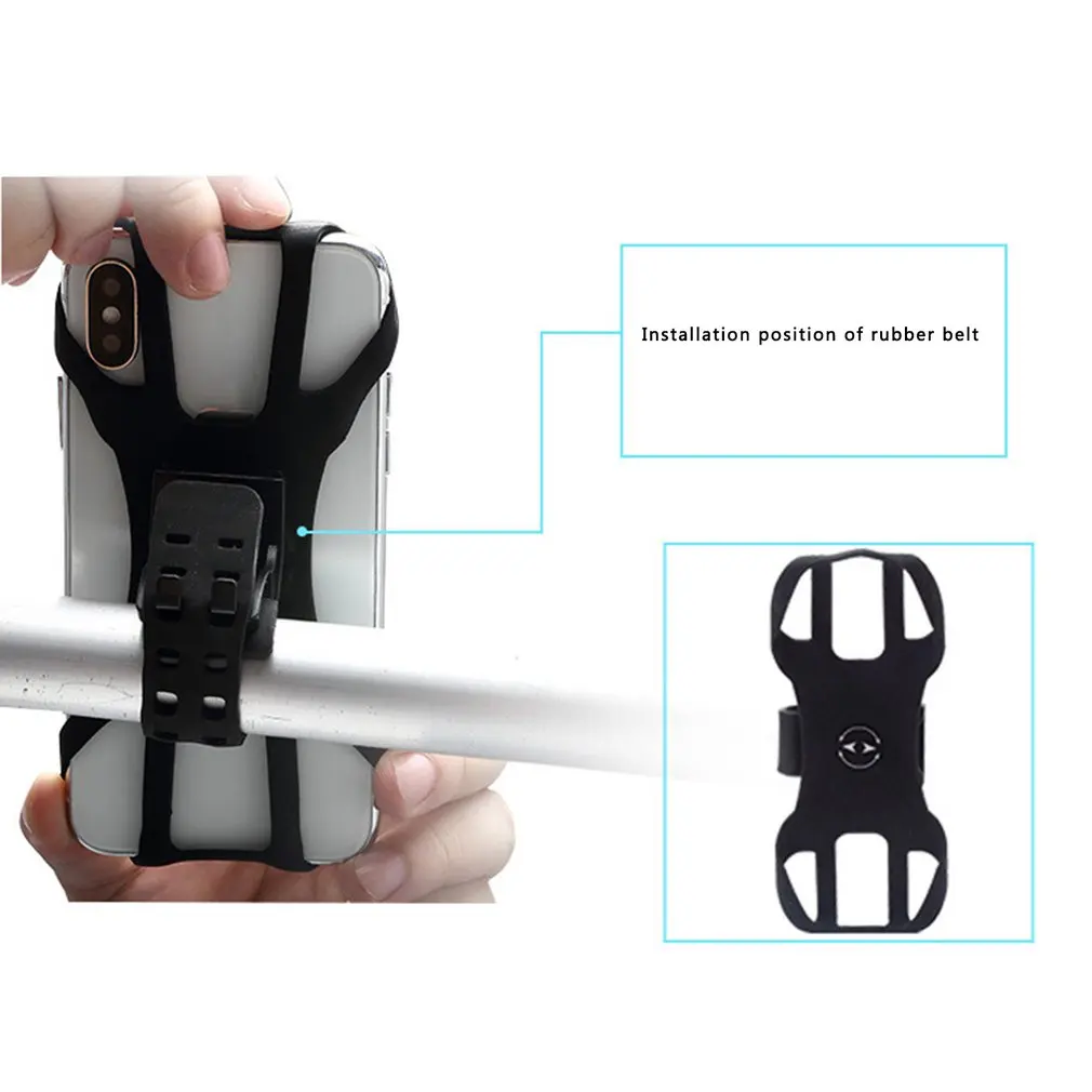 

360 Degrees Removable Bicycle Phone Holder For IPhone Universal Motorcycle Mobile Phone Holder Bike Handlebar Stand Bracket