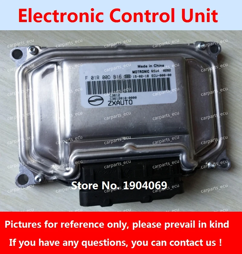 Материнская плата двигателя F01R00DB16 C3612010-0000 F01RB0D16 ME7 ECU F01R00DF06 F01RB0DF06 C50-EUV-CVT для Zhongxing