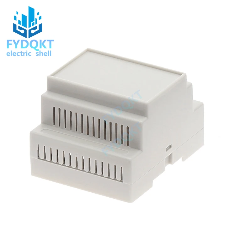 4-22 DIN рейка распределительная коробка ПЛК пластиковая для Электроники Шасси