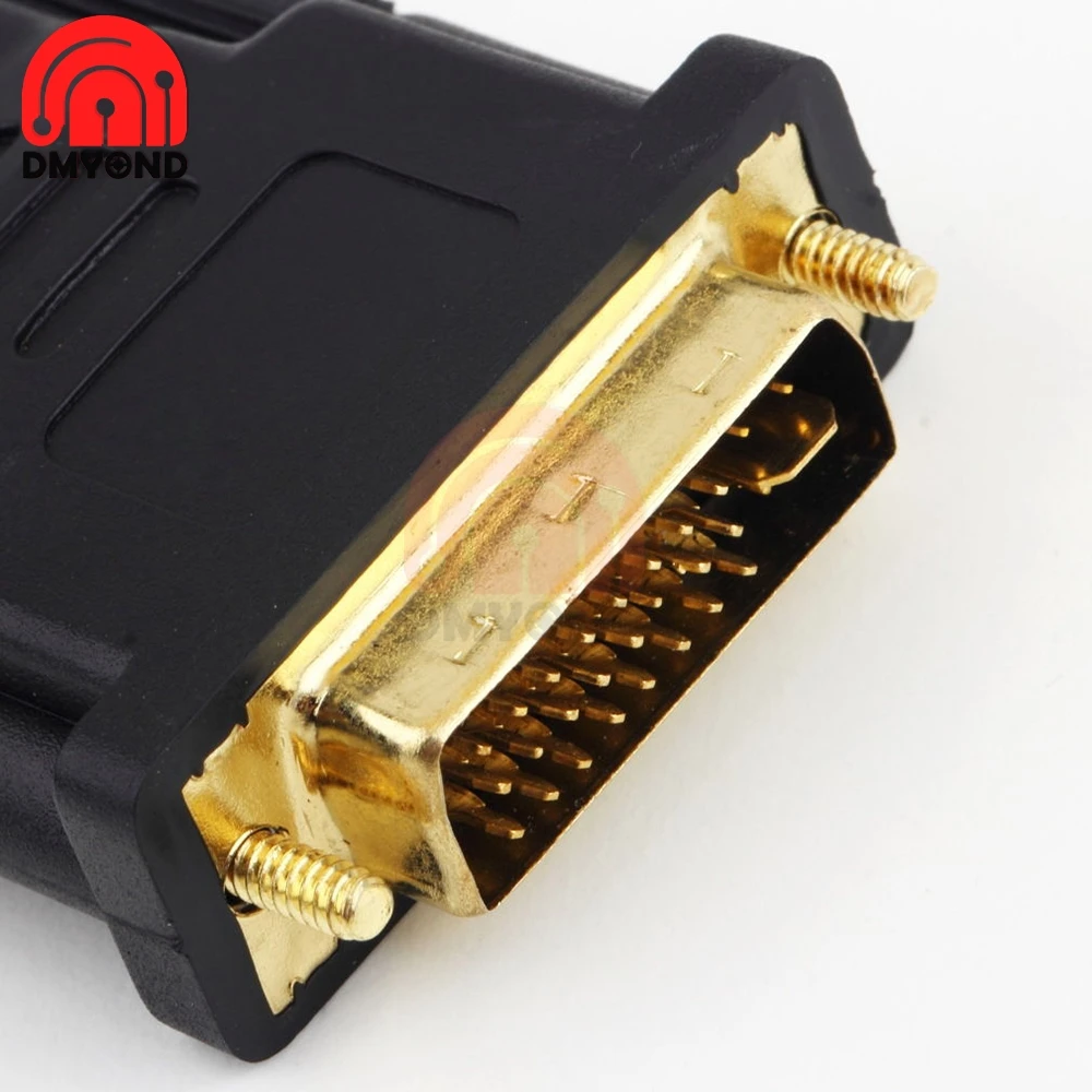 Кабели Адаптеры 1080P DVI 24 + 1 HDMI позолоченный штекер 24k кабель Папа мама конвертер