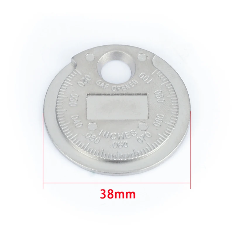

Spark Plug Gap Gauge Measurement Tool Coin- Type 0.6-2.4mm Range Gage Caliber High QualityMini Spark Plug Hand Operated Tools