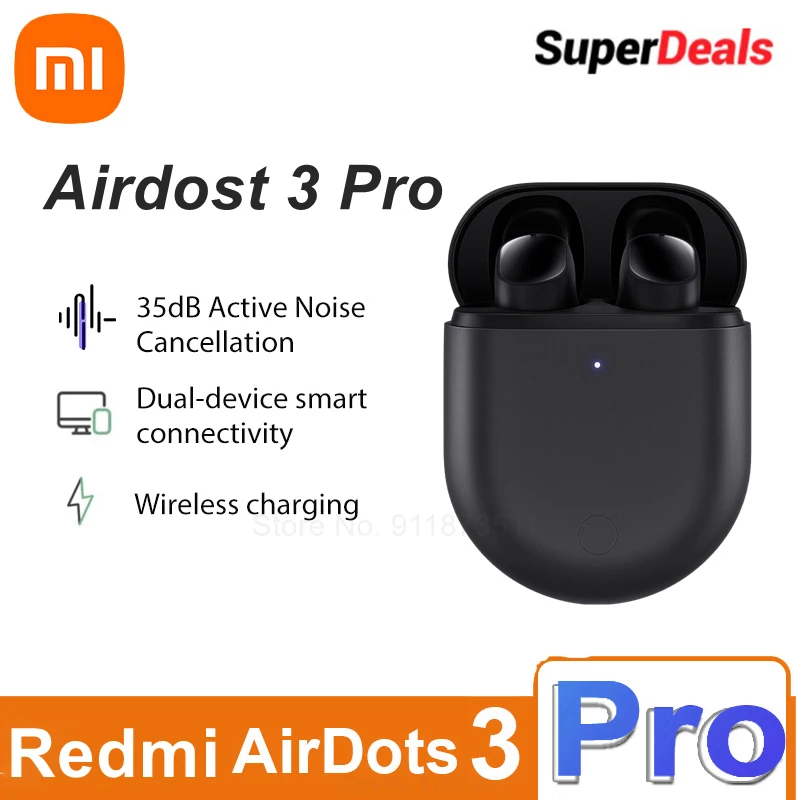 Bluetooth-наушники Xiaomi Redmi Airdots 3 Pro оригинальные с микрофоном низкой задержкой |