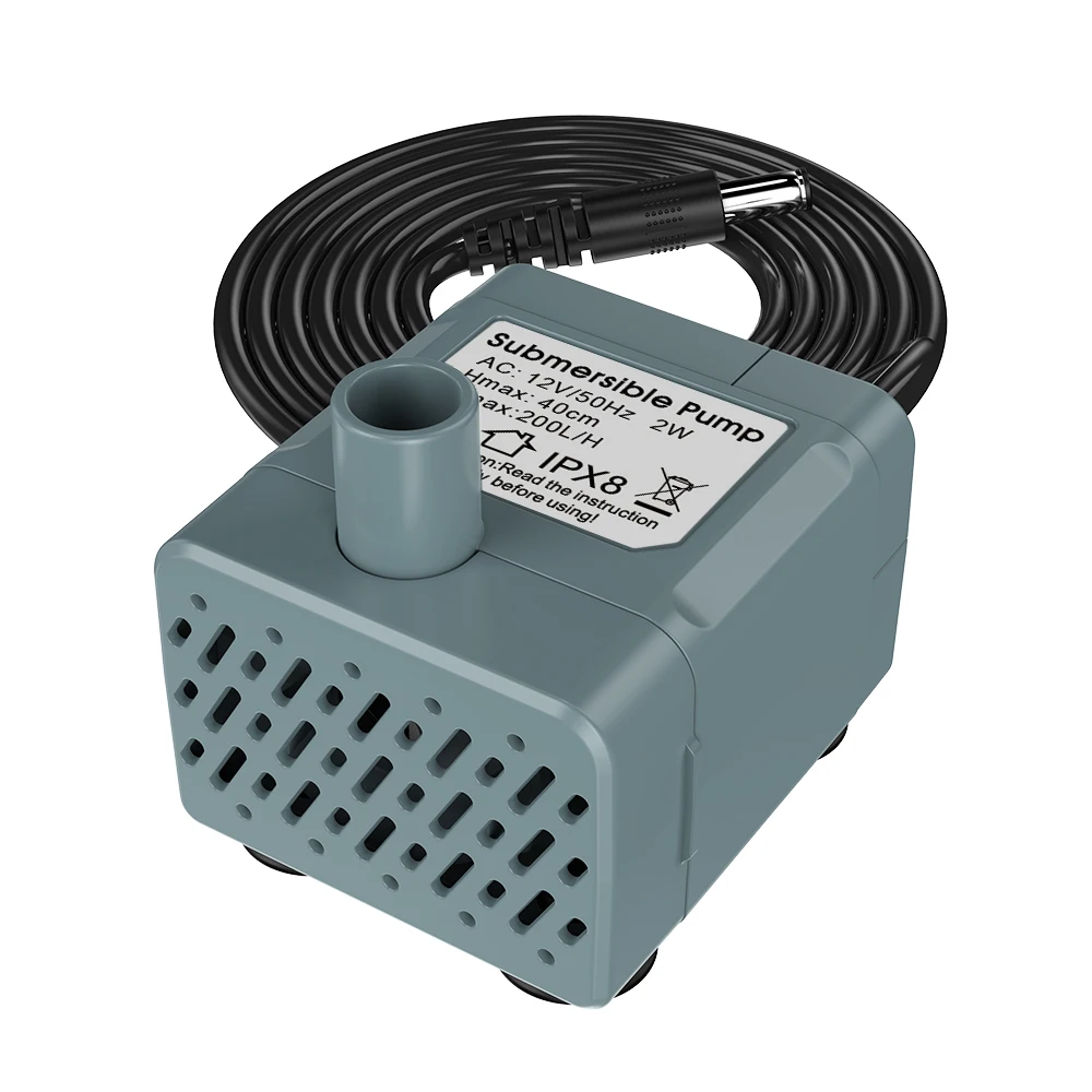 Water Pump Dadypet миска для воды для домашних животных, кошек, фонтан, электрическая миска для воды для автомобильного фильтра с емкостью 2 л, насос для кошек, собак, птиц, морских свинок - Цвет: Water Pump