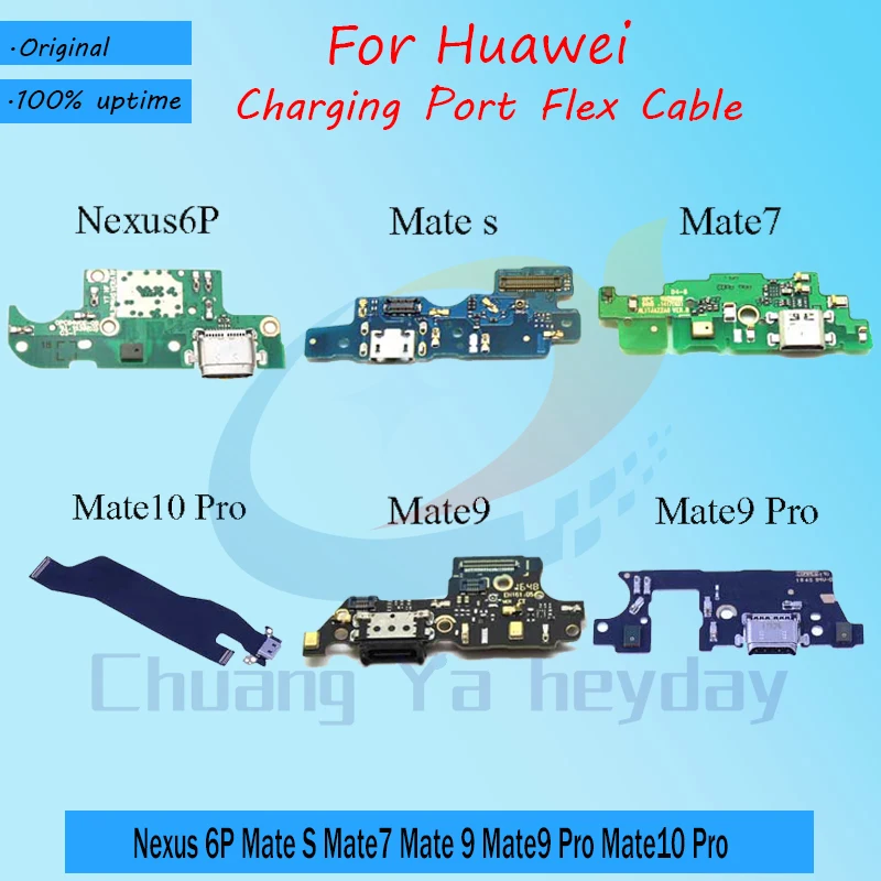 Шлейф для Huawei Nexus 6P Mate S Mate7 9 Mate9 Pro 10 зарядный порт гибкий ленточный сменный кабель