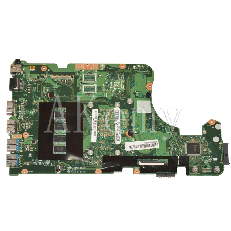 

AKEMY X555UA original mainboard For Asus X555UJ X555UF X555UQ X555UB X555U F555U A555U i5-6200/6198 4GB RAM Laptop motherboard