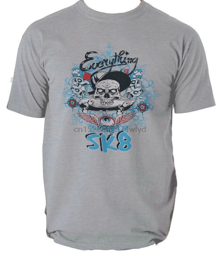 Футболка с длинным бортом модель sk8 |