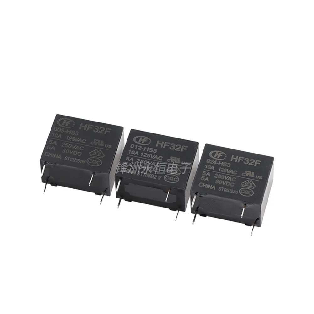 50 шт./лот Мощность реле HF32F JZC 32F 005 009 012 024 HS3 5A 250VAC 4PIN|power relay|relay hf32frelay 50pcs |