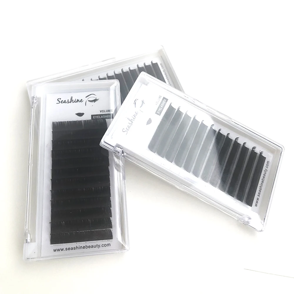 

Seashine Easy Fan Lashes Premade Volume Fans Eyelash Extension Fast Blooming Fans Mink Lashes Natural Silk Lash Extension Makeup