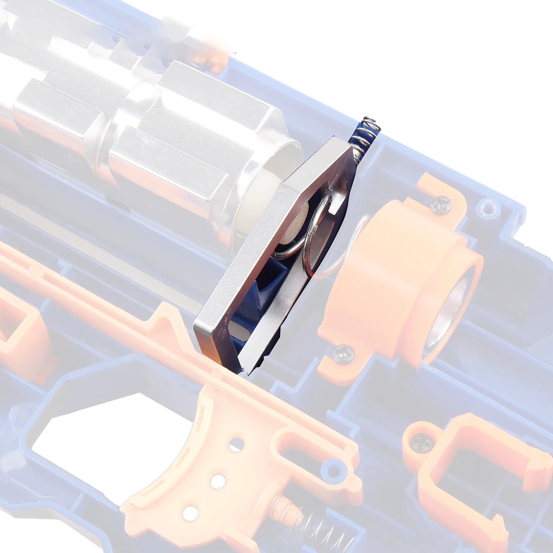 Рабочий Releaser 3G-LJ-W0401 для работника для NERF CS-6 LONGSTRIKE короткий бластер внешние модифицированные аксессуары-серебро
