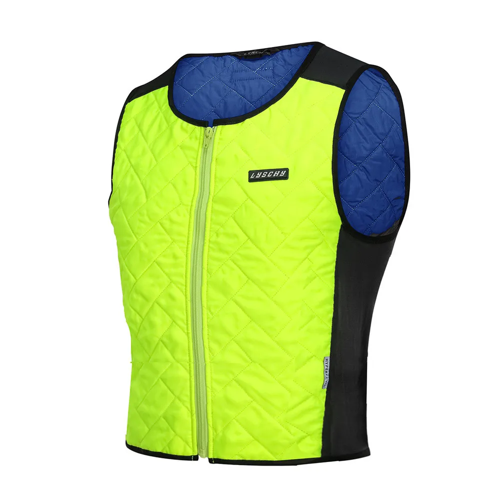 

LYSCHY Cooling Sport Vest Moto Reflective Riding Waistcoat Man Clothing Protection Motorbike Biker Summer Vests