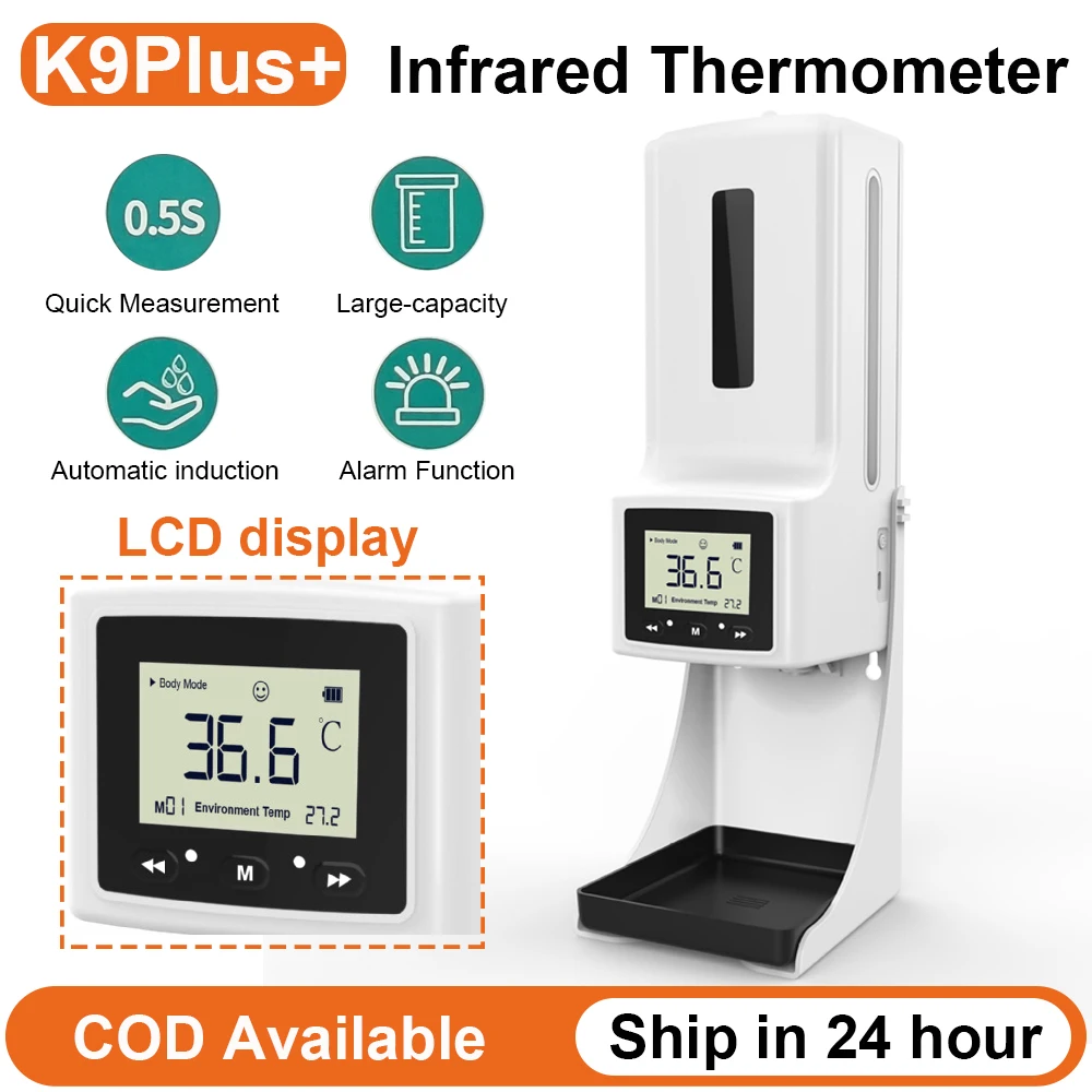 Автоматический дозатор для мыла K9 Plus K9X устройство измерения температуры рук с