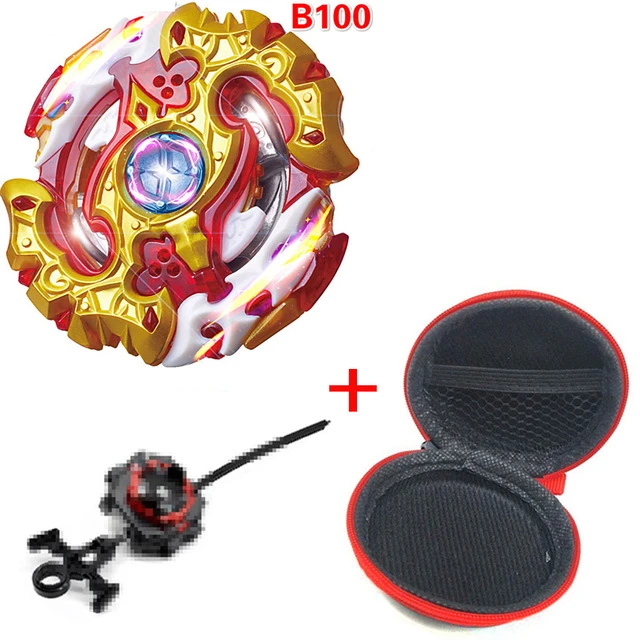 B100With Launcher Beyblade Burst Turbo B-150 B-148 B-149 B-145 B-144 металлическое лезвие Арена каких-либо излучатель может сочетаться одежда на Рождество игрушки подарки - Цвет: B100With Launcher
