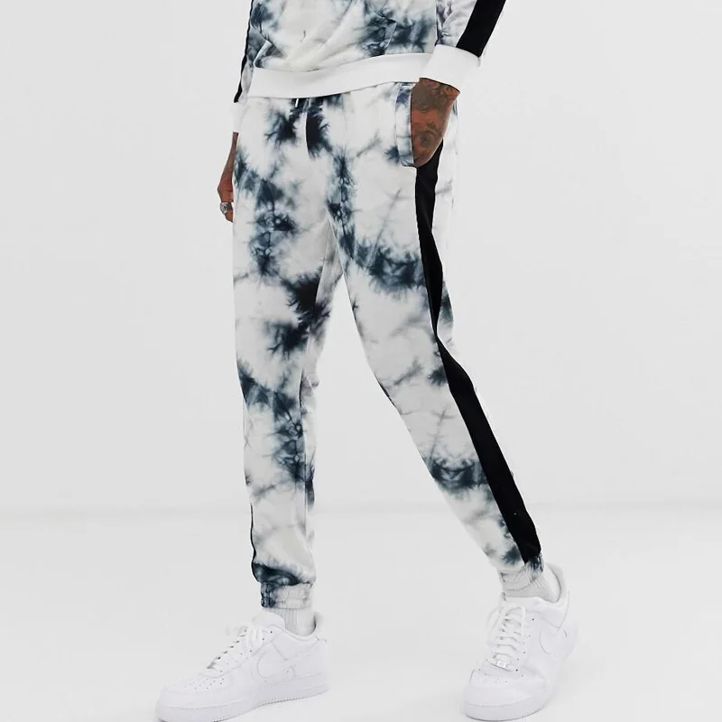 Новинка 2021 осенняя модная уличная одежда спортивные брюки мужские хлопковые