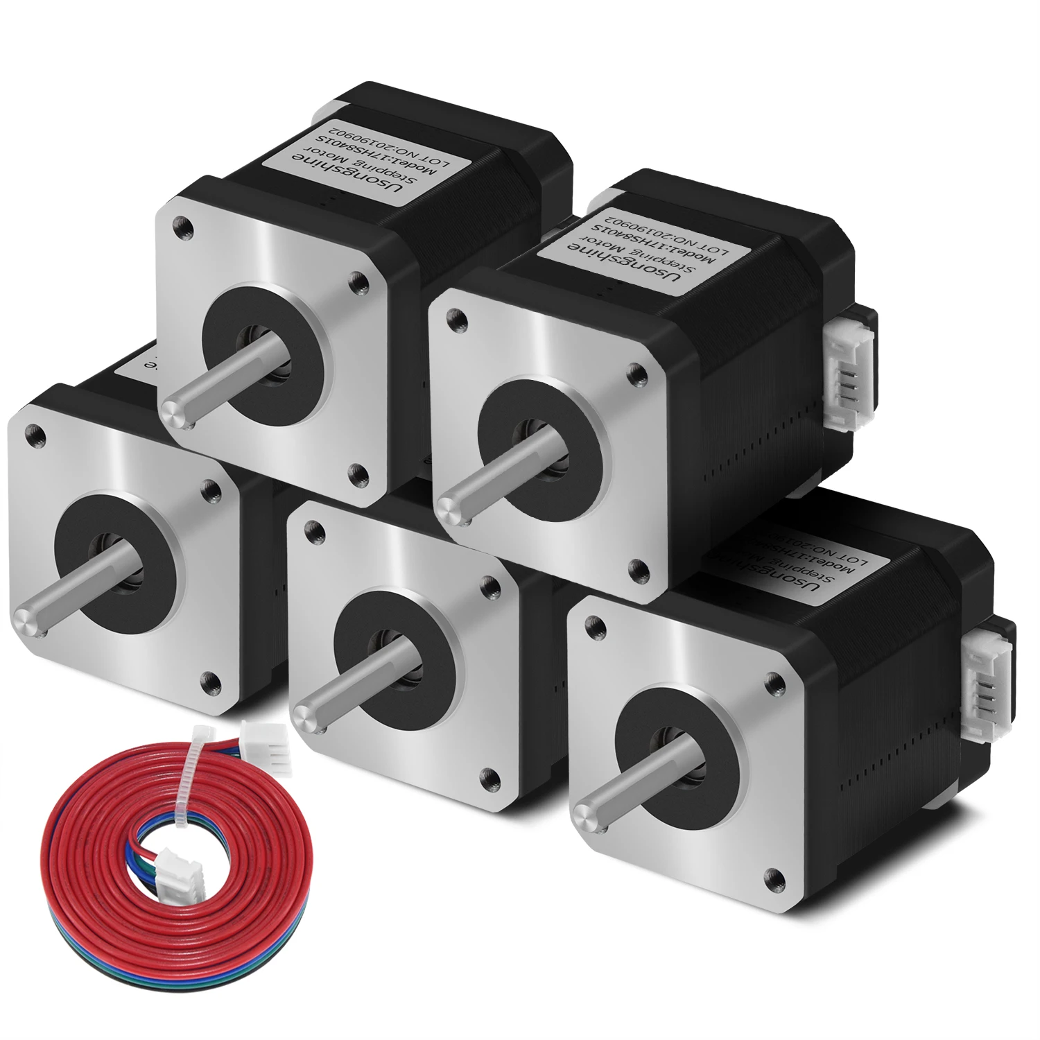 Шаговый электродвигатель Nema17 4-lead 48 мм 78Oz-in 1.8a Nema 17 42bygh 1.7A для 3D-принтера CR10 CR10S PRO 5