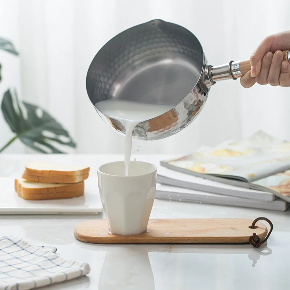 Со стеклянной крышкой суп кастрюля для молока в японском стиле горшок лапши