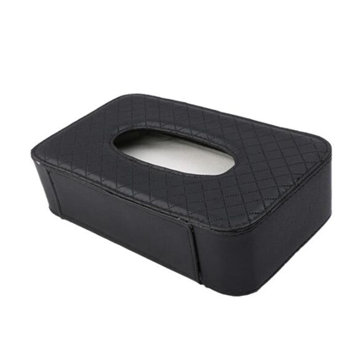 SeynLi автомобильная коробка для салфеток держатель из искусственной кожи Черная