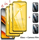 Защитное стекло 9D для Xiaomi Redmi Note 10, 8, 9 Pro, Note10, 9s, 10s, зеркальная Защита экрана для Poco X3 Pro, NFC, F3, M3, F2, пленка для камеры