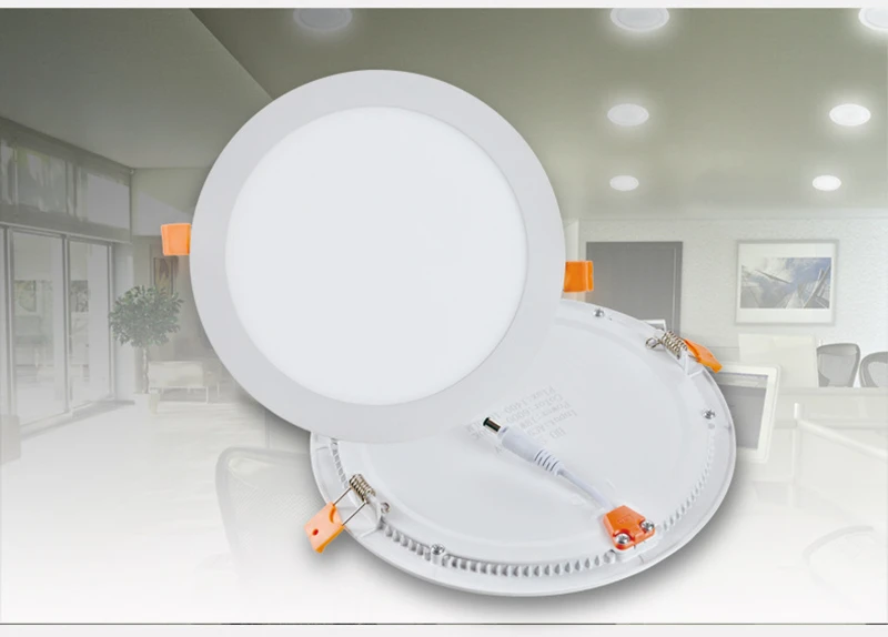 Кругласветильник светодиодная панельная лампа ультратонкая квадратная с