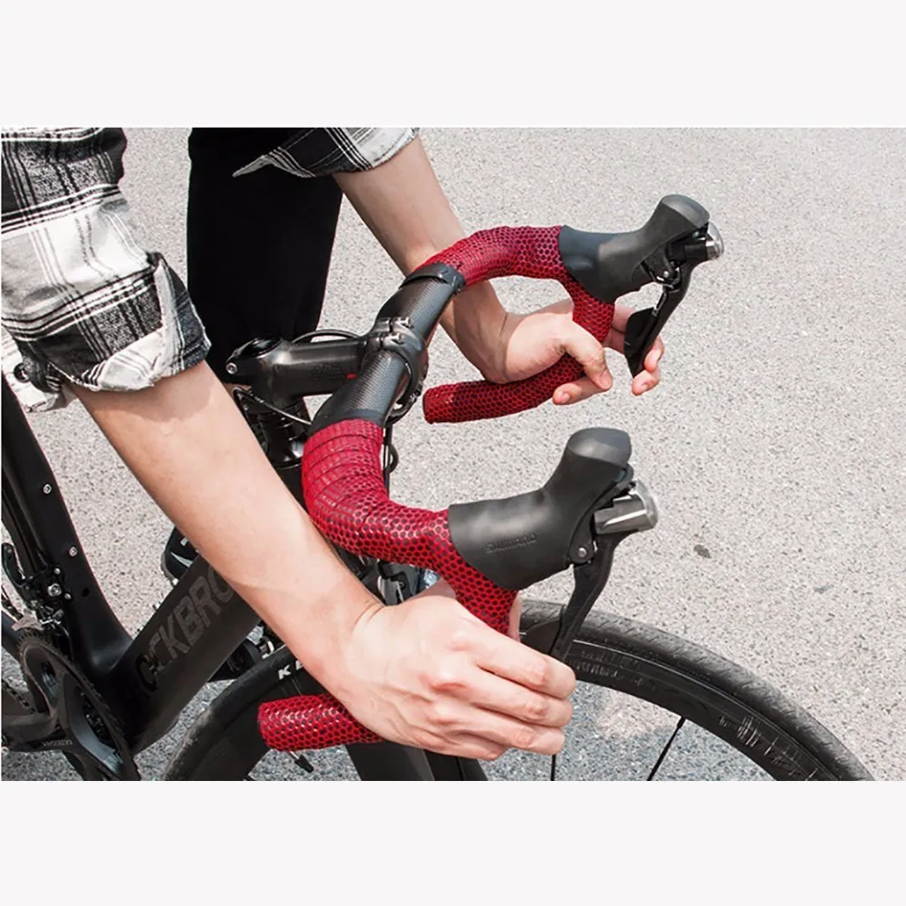 

Bicycle Handlebar Tape Road Bike Silica Gel Tape Soft Breathable Bike Handlebar Tape Wear Resistant Slip MTB Fixed Gear Belt