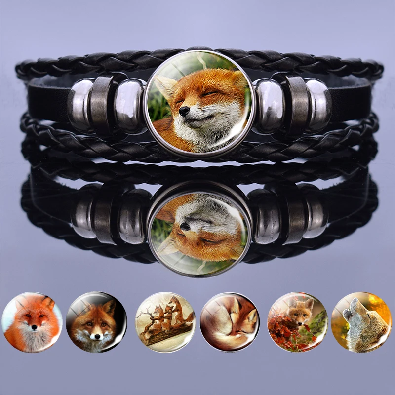 Модный черный кожаный браслет ручной работы браслеты для женщин Свадебные