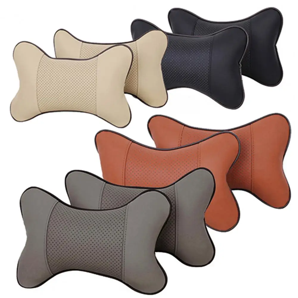 

1 Pair Car Seat Headrest Head Neck Pillow Comfortable Soft Pad Neck Rest Support Cushion Car Neck Pillow Auto Head In car pillow