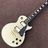hot sale high quality electric guitaroff white colorgold hardwarefree shipping