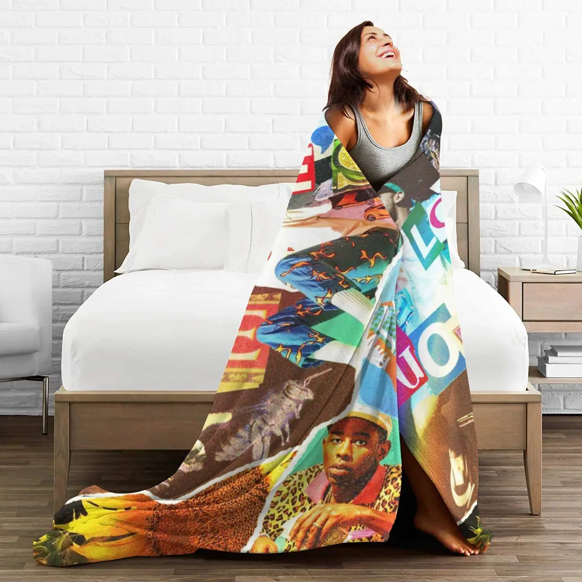 

Ultra Soft Sofa Blanket Cover Blanket Cartoon Cartoon Bedding Flannel plied Sofa Bedroom Decor for Children and Adults 85