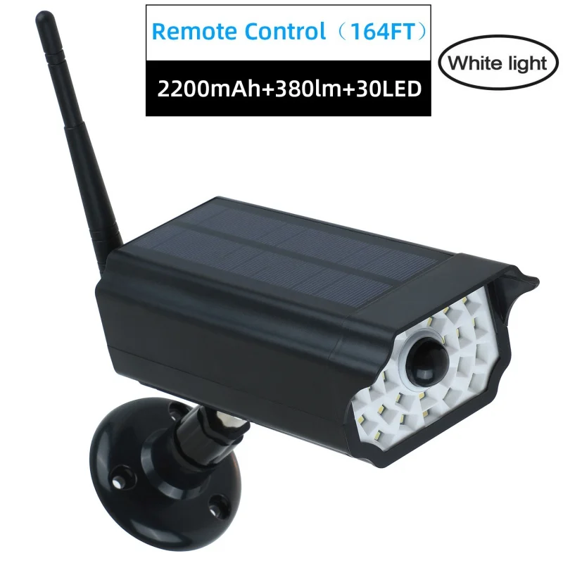 

30 LED 2200mAh Solar Light, IP65 Waterproof Outdoor Security Night Light, Wireless Wall Solar Lamp With Motion Sensor For Garden