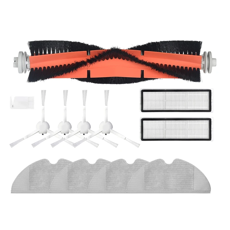 

Основной ролик + боковая щетка + фильтр НЕРА + салфетка для швабры для Xiaomi Dreame F9 уборочная машина Вакуумный робот запасные части Аксессуары