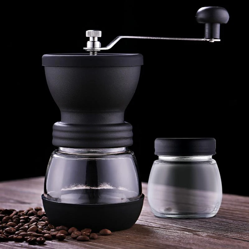 

Stainless Steel Bearing Pepper Nuts Pills Spice Machine Kitchen Tool Manual Coffee Bean Grinder Hand Espresso Mill Ceramic Burrs