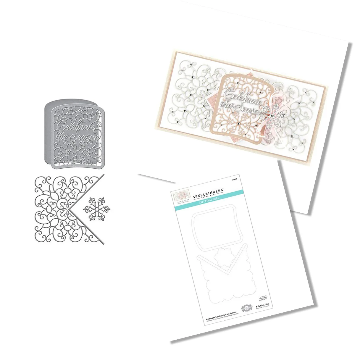 

Christmas Window Grill Pattern Metal Cutting Dies Scrapbook Diary Decoration Stencil Embossing Template DIY Greeting Card 2021