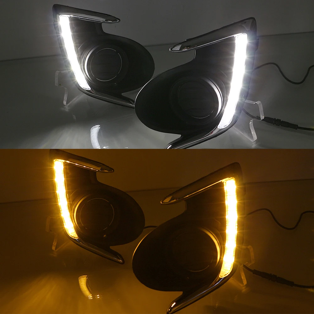 Автомобильный мигающий 1 набор LED для Mitsubishi Attrage Mirage G4 2012 2013 2014 2015 2016 2017 DRL Дневной