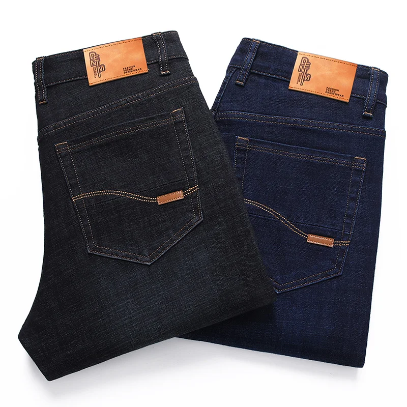 

Fashionable Men's Stretch Straight Jeans 2021 autumn and winter new Business casual loose denim long men Brand pants