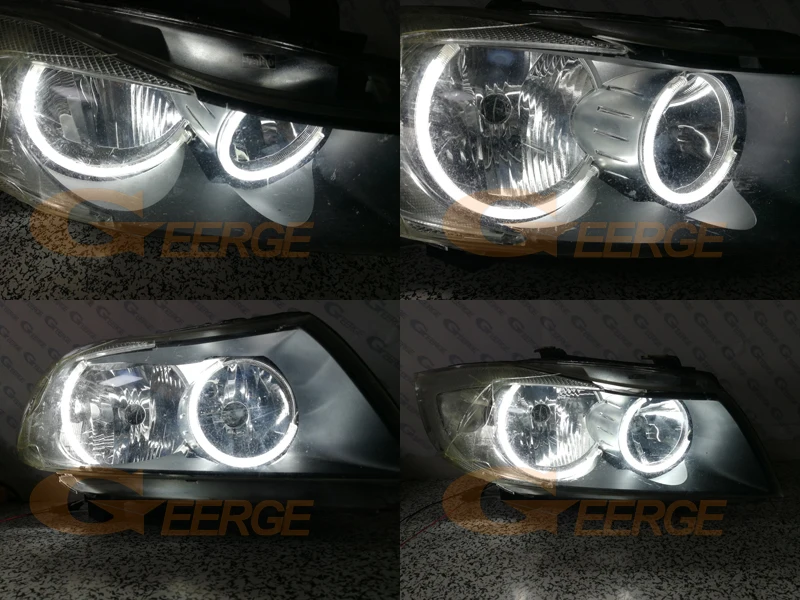 Для BMW 3 серии E90 E91 2005 2006 2007 2008 pre LCI галогенные HD отличные ультра яркие C образные