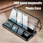 Новый магнитный металлический двухсторонний стеклянный чехол для Huawei P30 P20 P40 Mate 40 30 20 Pro Honor 20 Lite 8X 9X Y9 Prime P Smart Cover