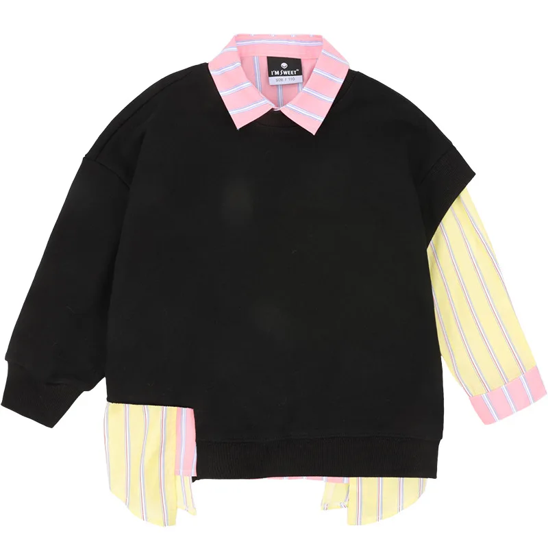 

Children's clothing, boys' shirts, sweaters, two-piece suits, 2021 new girls, children's western style spring clothes