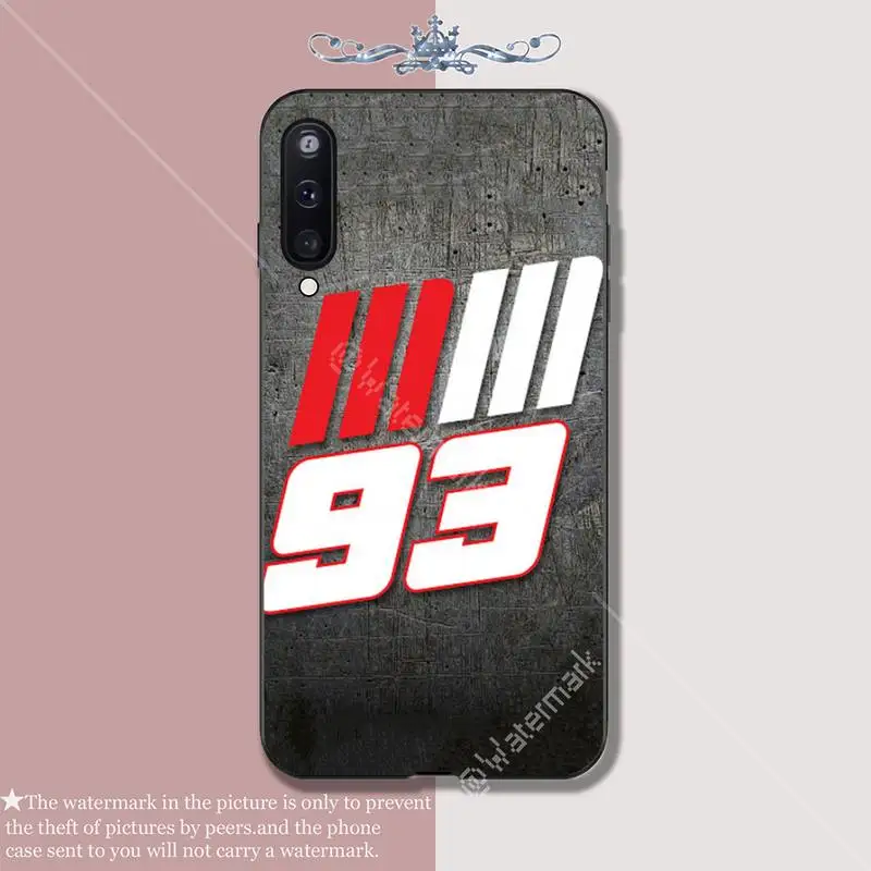 

Marc Marquez Moto Gp 93 Luxury Phone Case Coque For Samsung Galaxy A10 A20 A50 A51 A70 A71 A40 A30 A30S A80silicone Cases Fundas