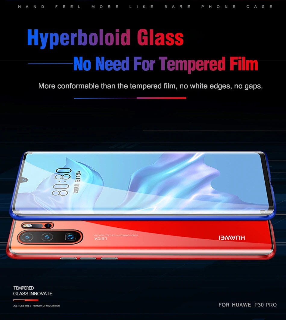 Роскошный 2-й Магнитный флип-чехол для huawei Honor 9X 9 XPro, переднее и заднее, двухстороннее закаленное стекло 360, чехол для телефона Honor9X Pro, чехол