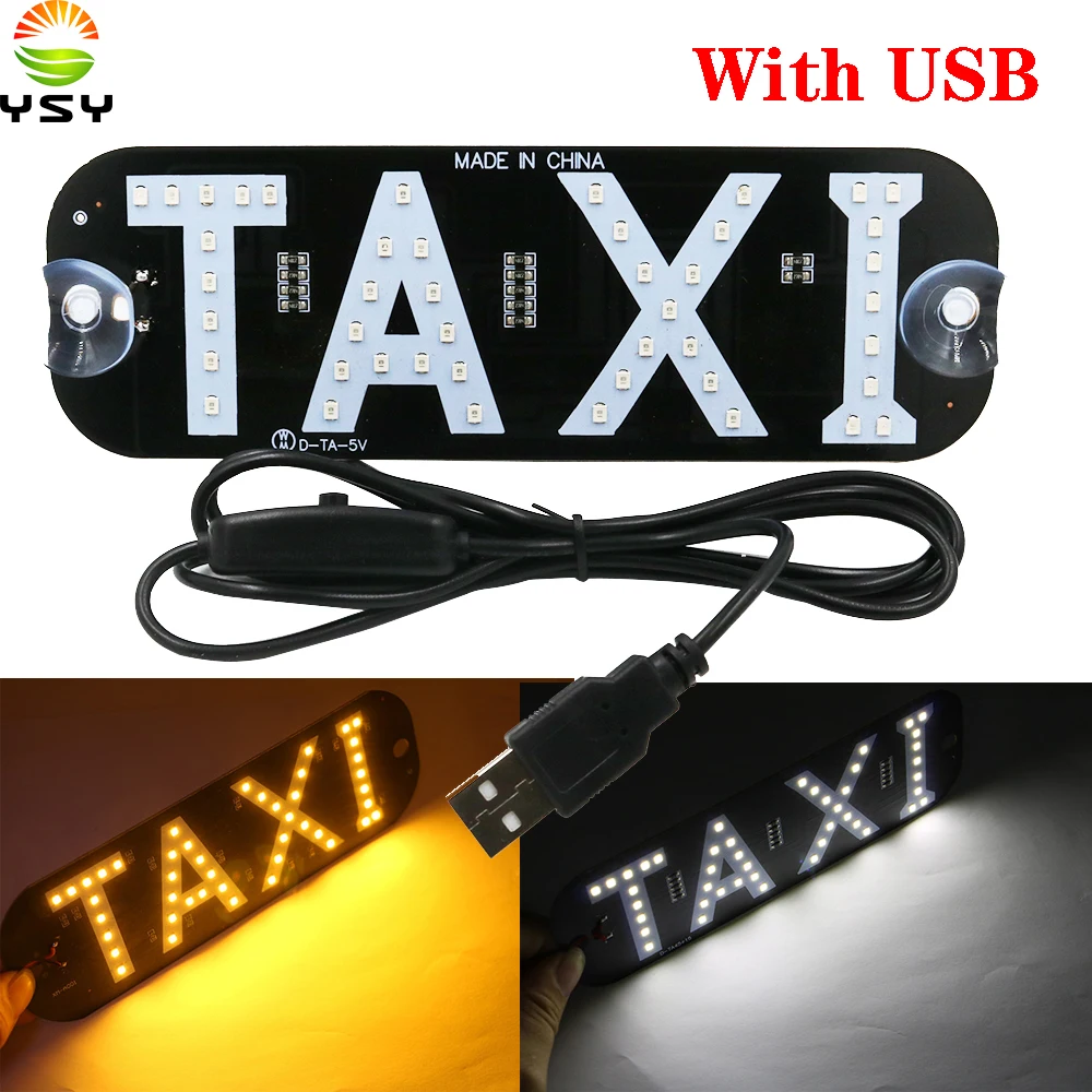 YSY 50X новая модель такси с USB светодиодный автомобиль ветрового стекла кабины