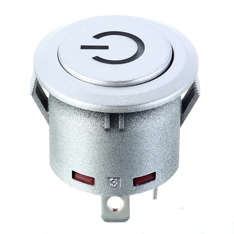 22mm 12V Green LED Push Button Switch Autolock Power ON/Off Car Styling Parts | Автомобили и мотоциклы