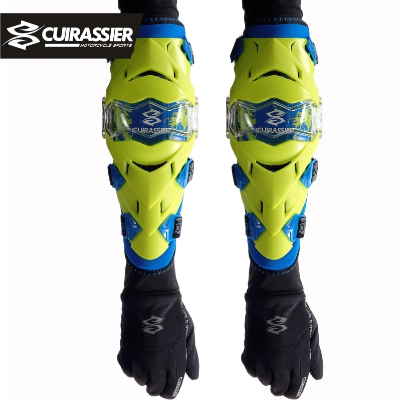 Защитный коленный наколенник Cuirassier защита для езды на мотоцикле и велосипеде по