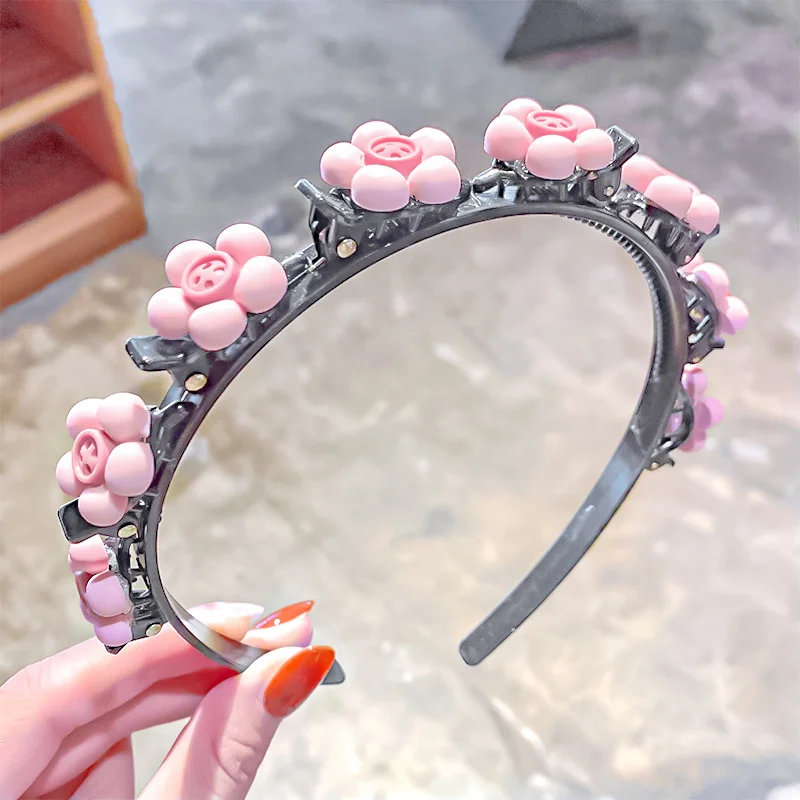 

Korean children's hair clip, hair band, bangs holder, Princess hair band, girl's hollow out wreath hair ornament