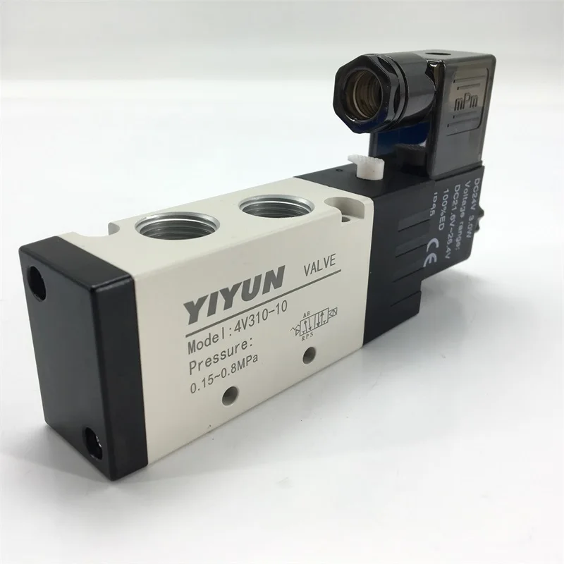 

4V310-10 4V320-10 4V330C-10 High performance solenoid valve pneumatic valve DC24V