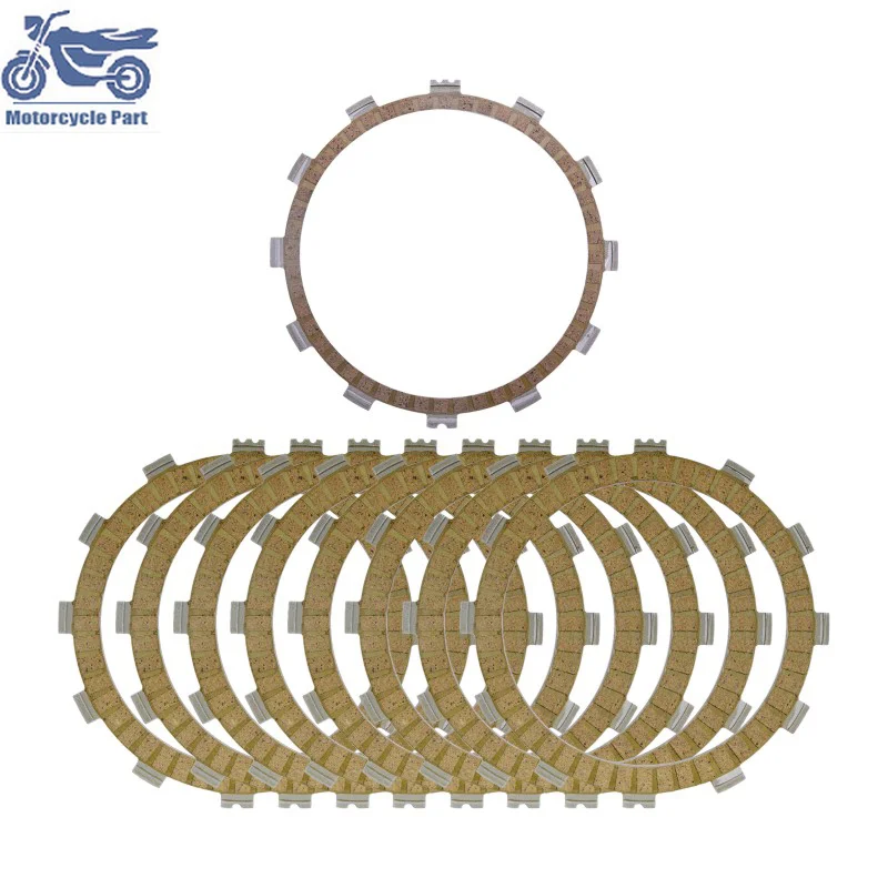 

9pcs Motorcycle Friction Clutch Plates Kit For YAMAHA WR426 YZ426 WR450 YZ450 YZ450F FZ1 1000 WR YZ 426 450 MT-09 850 MT09 YZFR1