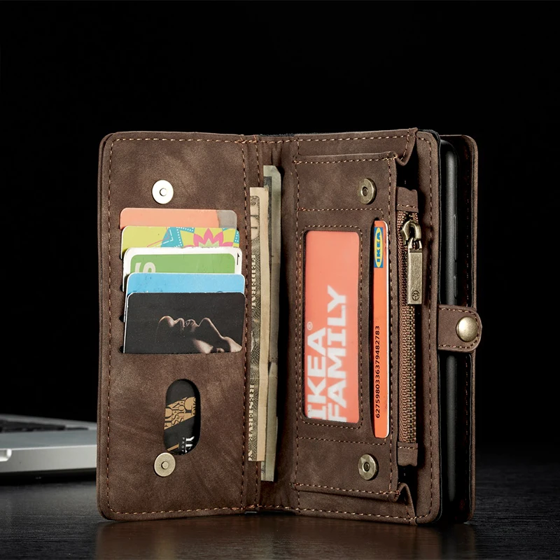 Чехол-Кошелек для huawei P30 P30 Pro, съемный кожаный чехол-книжка для телефона huawei mate 20 P20 Lite, кошелек на молнии, сумка для телефона