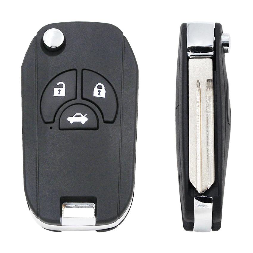 2/3/4 кнопок модифицированный раскладной чехол для ключей брелок NISSAN Cube Juke Rogue Note