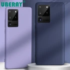 Чехол для Samsung Galaxy S20 Ultra, жидкий силиконовый чехол для Samsung Galaxy S21 Ultra Note 20 Ultra S10 S10E S10 Plus S9 S8 S21