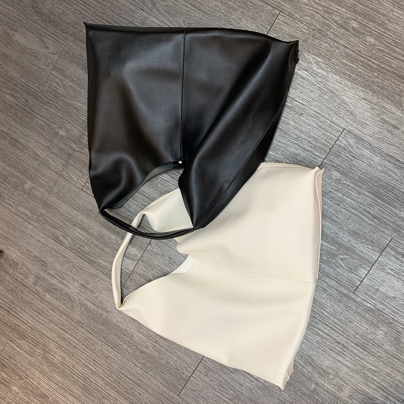 Простая винтажная композитная сумка из искусственной кожи для женщин