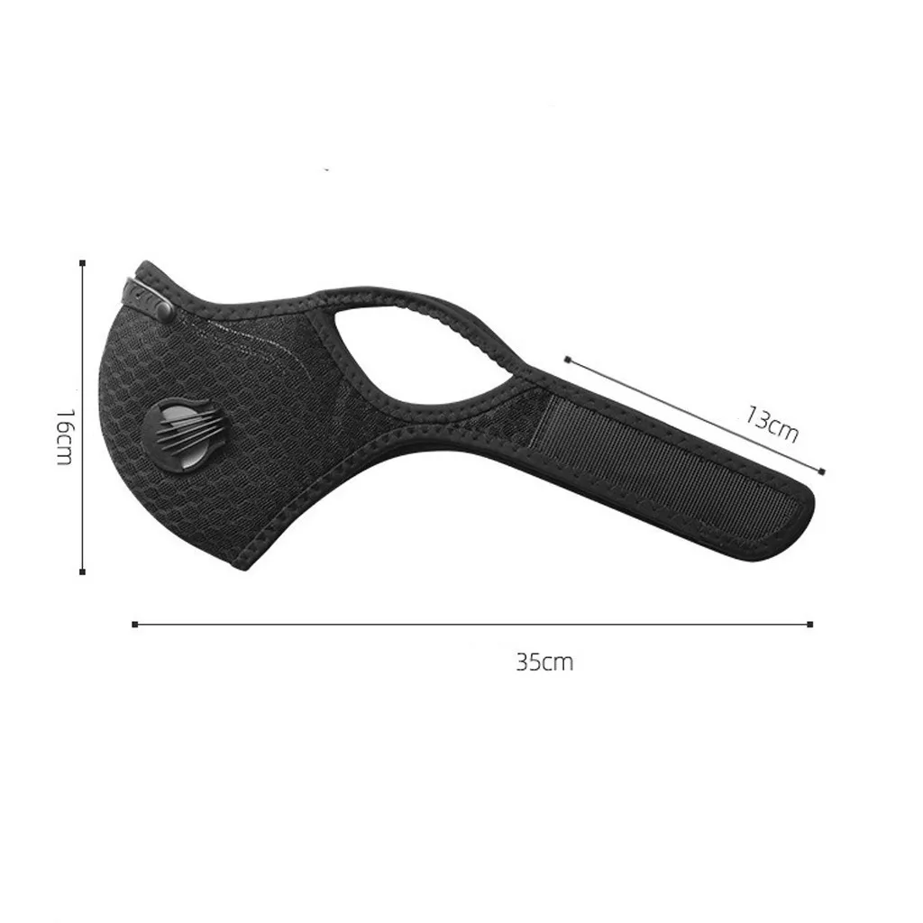 

1PC+ 3 Filters Outdoor PM2.5 Breathable Reusable Mouth Cover Mask Adult Unisex Dust Protection Mask With Removable Eyes Shield